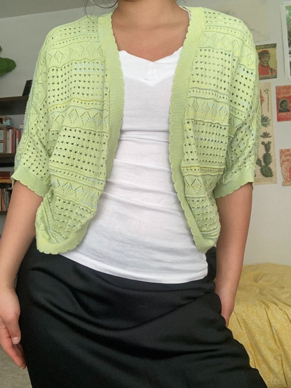 Y2K Knit Shrug Cardigan